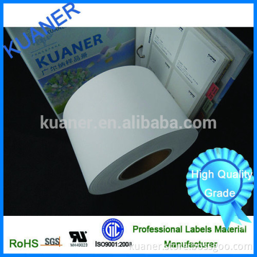 Blank self adhesive label material ,high adhesion